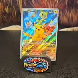 Pokemon Pikachu Full Art Promo Holo 027 SV Scarlet & Violet 2023 60 HP - Image 1