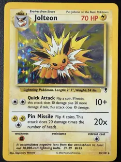 Pokemon TCG Jolteon Legendary Collection 14/110 Holo Rare NM - Image 1