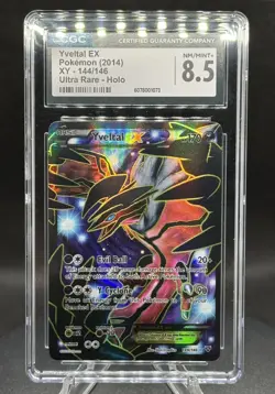 ❤‍🔥 Pokemon TCG – Yveltal-EX 144/146 – XY 2014 – Ultra Rare – CGC 8.5 (NM/M) - Image 3