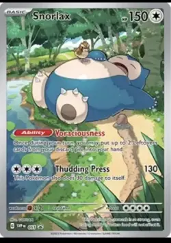 Snorlax SVP 051 Pokemon Black Star Promo 151 Scarlet and Violet - Image 1