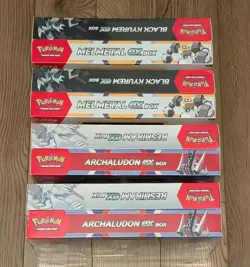 Pokemon Target Black Friday Box Set Kyurem Melmetal Archaludon Reshiram Lot of 4 - Image 3