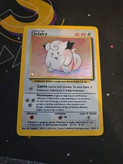Pokemon Clefairy Italian Base Set Holo 5/102 DMG - Image 1