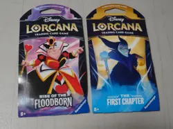 LOT OF 2 Disney Lorcana Trading Card Game The First Chapter Booster Pack 12 Card - Image 1
