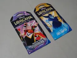 LOT OF 2 Disney Lorcana Trading Card Game The First Chapter Booster Pack 12 Card - Image 2