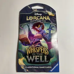 2025 RAVENSBURGER DISNEY LORCANA WHISPERS IN THE WELL SLEEVED BOOSTER PACK - Image 1