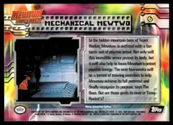Mechanical Mewtwo #6 Topps The First Movie Trading Cards Pokemon Lightly Played - Image 2