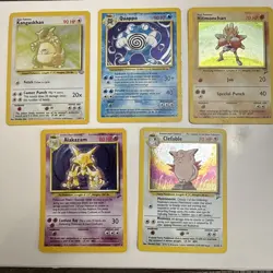 Vintage Pokemon Cards Rare Holo Lot WOTC - All LP and only 1 HP - Image 1