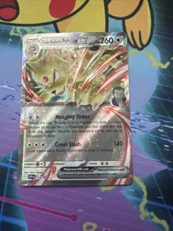 Pokemon TCG Team Rockets Persian EX SVP 218 Promo Card Destined Rivals - Image 2
