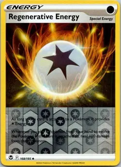 Pokemon Regenerative Energy Crown Zenith 168/195 Reverse Holo Uncommon Card NM - Image 1