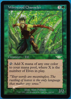 Wirewood Channeler FOIL Legions PLD Green Uncommon CARD (501337) ABUGames - Image 1