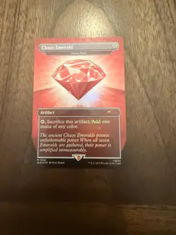 Magic the Gathering Red Chaos Emerald (Lotus Petal) 7032 Secret Lair Drop Sonic - Image 1