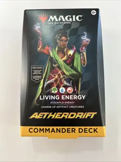 Magic The Gathering Aetherdrift Commander Deck - Living Energy Mtg New Sealed - Image 1