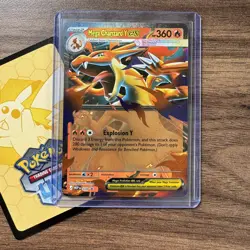 Pokemon TCG Mega Charizard X & Y EX MEP 029 030 Black Star Promo NM/M + Tins! - Image 4