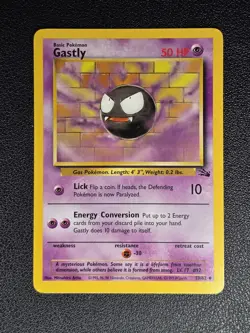Gastly Pokemon Uncommon Fossil #33/62 - LP - Image 1