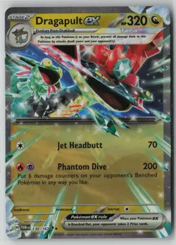 Dragapult ex 130/167 Pokemon TCG Twilight Masquerade Holo Rare (Near Mint) NM 1 - Image 1