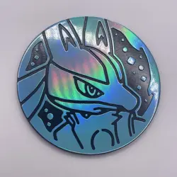 Pokemon 2022 Lucario VSTAR Collection: Lucario BLUE HOLO Coin - Near Mint (44) - Image 1