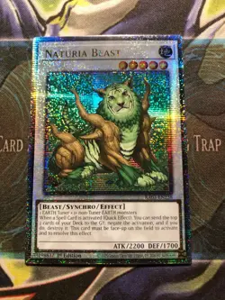 *** NATURIA BEAST *** 1ST EDITION QUARTER CENTURY SECRET RARE RA03-EN238 YUGIOH - Image 1