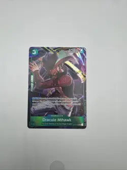 Dracule Mihawk Illustration Box Sealed Promo Foil One Piece ST12-003 NM - Image 1