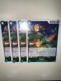 One Piece Card Game Pedro OP08-030 English X4 Playset TCG CCG - Image 5