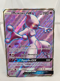 Mewtwo GX 72/73 Shining Legends Ultra Rare Full Art NM 2017 Pokemon Card (Har) - Image 1