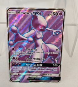 Mewtwo GX 72/73 Shining Legends Ultra Rare Full Art NM 2017 Pokemon Card (Har) - Image 2