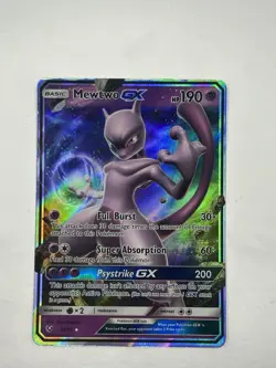 Mewtwo GX (39/73) Shining Legends Pokemon Card - LP - Image 1