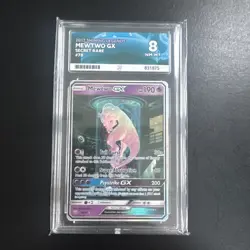 ACE 8 Mewtwo GX 78/73 SECRET RARE Mewtube SM Shining Legends Pokemon Card NM-MT - Image 1