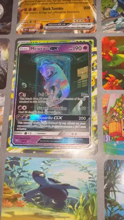 Mewtwo GX 78/73 Shining Legends Secret Rare Holo Pokemon Card lightly played - Image 2