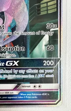 Mewtwo GX 78/73 Holographic Pokemon Card. Shining Legends Set. Secret Rare - Image 4