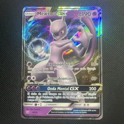 Pokemon TCG Mewtwo GX 39/73 Shining Legends Holo Card English Edition - Image 1