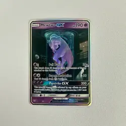 Pokemon Mewtwo GX TCG Shining Legends Holo Card 78/73 Secret Rare - Image 1