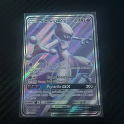 Mewtwo GX Full Art Holo - 72/73 - Shining Legends Pokemon Card - NM - Image 1