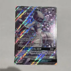 Pokemon TCG Mewtwo GX Shining Legends Full Art Holo Ultra Rare Card 72/73 - Image 1