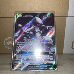 Pokemon Mewtwo GX Full Art Holo TCG Card Shining Legends 72/73 - Image 2