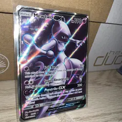 Pokemon Mewtwo GX Full Art Holo TCG Card Shining Legends 72/73 - Image 4