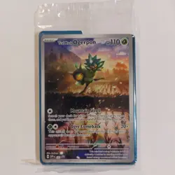 Teal Mask Ogerpon 123 Twilight Masquerade SEALED Promo Holo Pokemon TCG Cards NM - Image 1