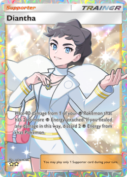 【READY 】Diantha⭐⭐ English Card [Supporter TRAINER] - Pokemon TCG Pocket - Trade - Image 1