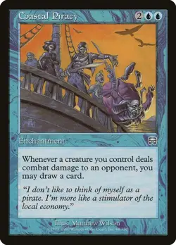 Coastal Piracy - Mercadian Masques - Magic The Gathering - MTG - Image 1