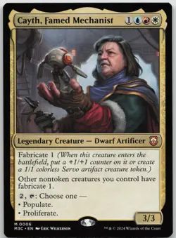 Cayth, Famed Mechanist Commander: Modern Horizons 3 6 NM M - Image 1