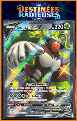 Carte Pokemon Gorythmic SV105/SV122 EB4.5 Destinees Radieuses FR Epee Bouclier - Image 1