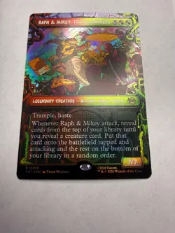 Raph & Mikey, Troublemakers (Showcase) Teenage Mutant Ninja Turtles Foil - Image 1