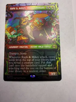 Raph & Mikey, Troublemakers (Showcase) Teenage Mutant Ninja Turtles Foil - Image 2