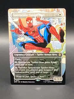Spectacular Spider-Man (Borderless) - MTG Marvel's Spider-Man 0014 NM None Foil - Image 1