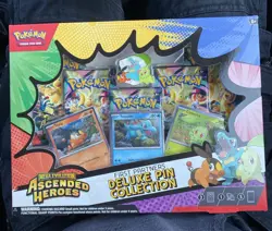 Pokemon Ascended Heroes First Partners Deluxe Pin Collection Box - New & Sealed - Image 1