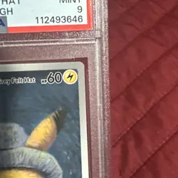 2023 POKEMON SVP EN PIKACHU/GREY FELT HAT POKEMON X VAN GOH 9 PSA MINT AUTHENTIC - Image 3