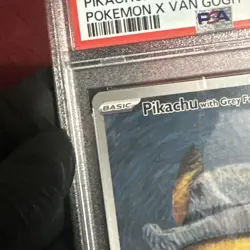 2023 POKEMON SVP EN PIKACHU/GREY FELT HAT POKEMON X VAN GOH 9 PSA MINT AUTHENTIC - Image 4