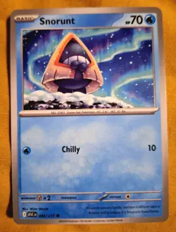 Pokemon Cards: Snorunt 46/217 Common Regular ME: Ascended Heroes - Pokemon TCG - Image 1