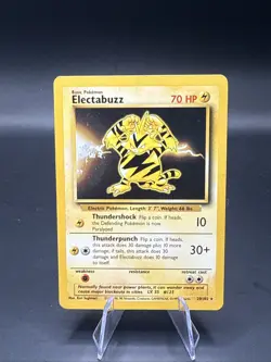 Electabuzz - 20/102 Base Set - Pokemon TCG - 1999 Unlimited Rare Card - Image 2