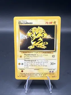 Electabuzz - 20/102 Base Set - Pokemon TCG - 1999 Unlimited Rare Card - Image 3