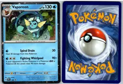 Vaporeon Cosmos Holo 168 Holofoil Promo Scarlet & Violet Promo Pokemon NM - Image 3